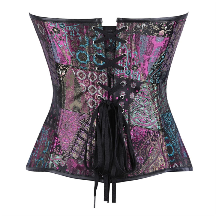 Purple Bustier Steampunk Corset Fashion