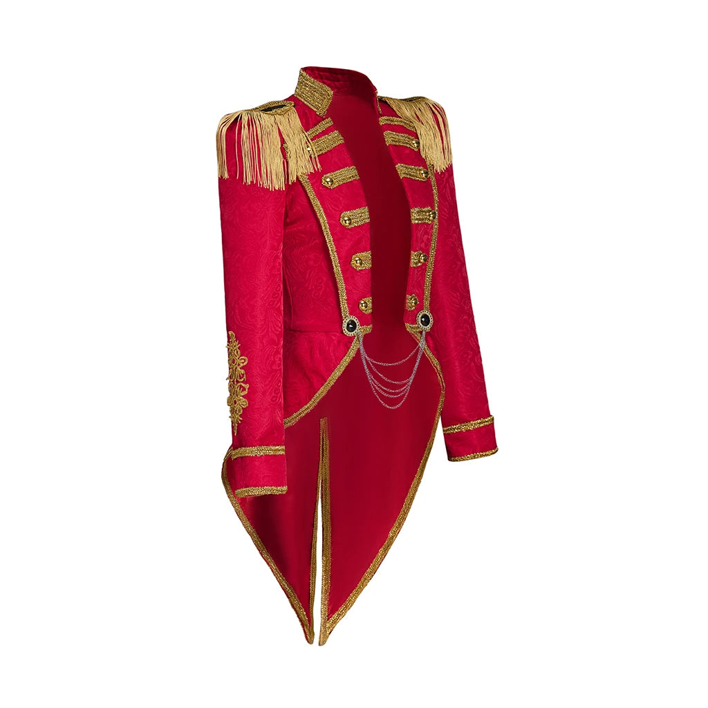 Red Scottish Steampunk Jacket Design