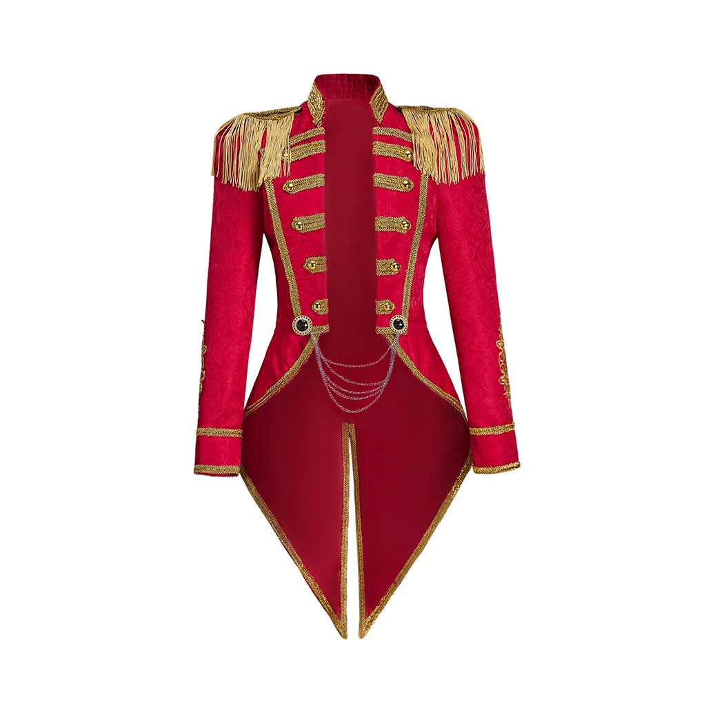 Red Scottish Steampunk Jacket Fashion