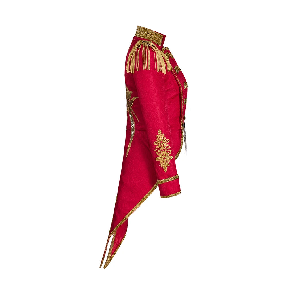Red Scottish Steampunk Jacket Stylish