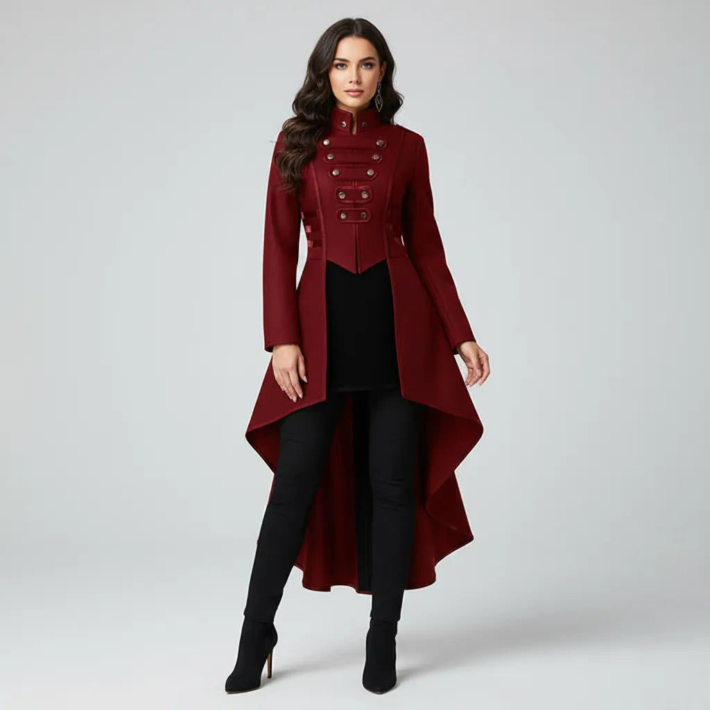 Red Steampunk Coat