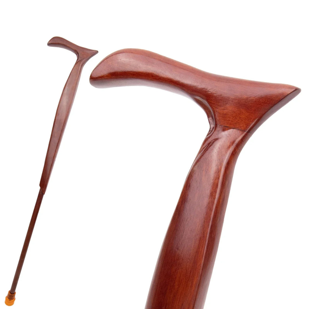 Red Wooden Steampunk Cane tendance