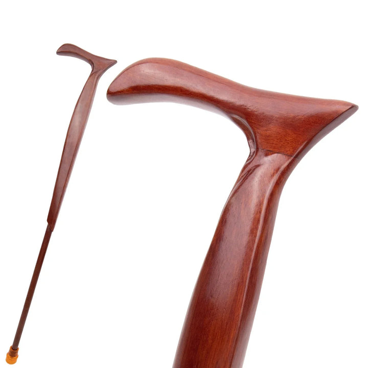 Red Wooden Steampunk Cane tendance