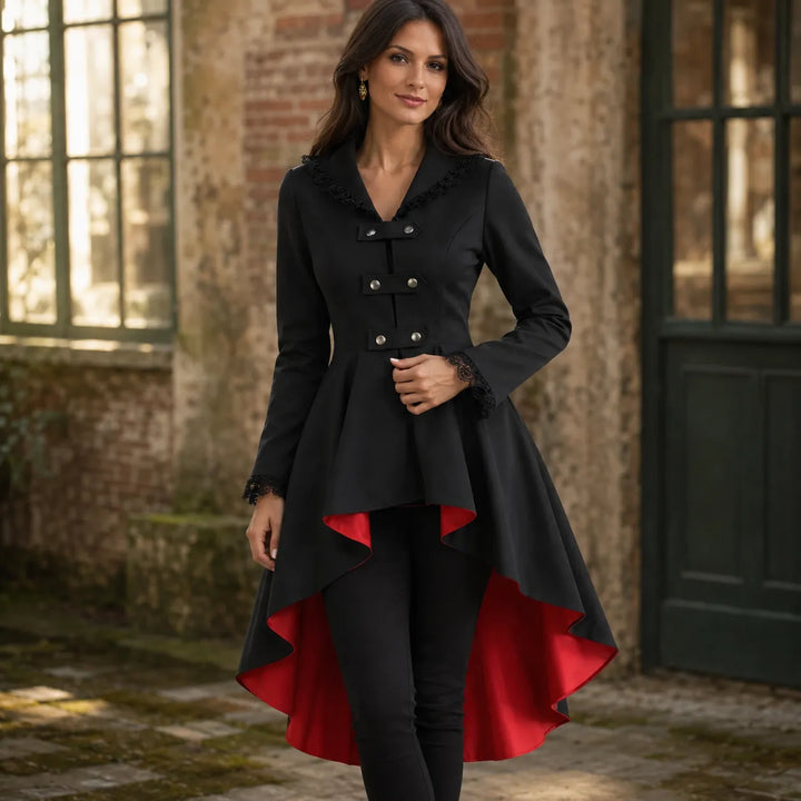 Refined Gothic Steampunk Coat