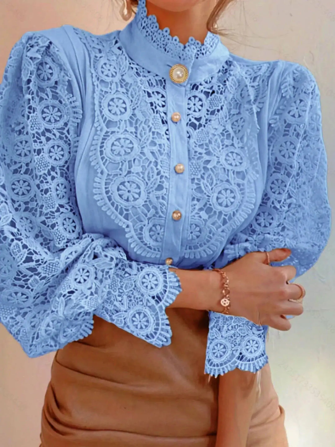 Retro Chic Steampunk Shirt With Lace refined