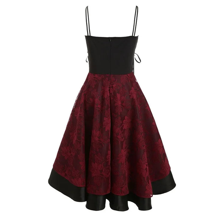  Retro Floral Steampunk Dress perfect
