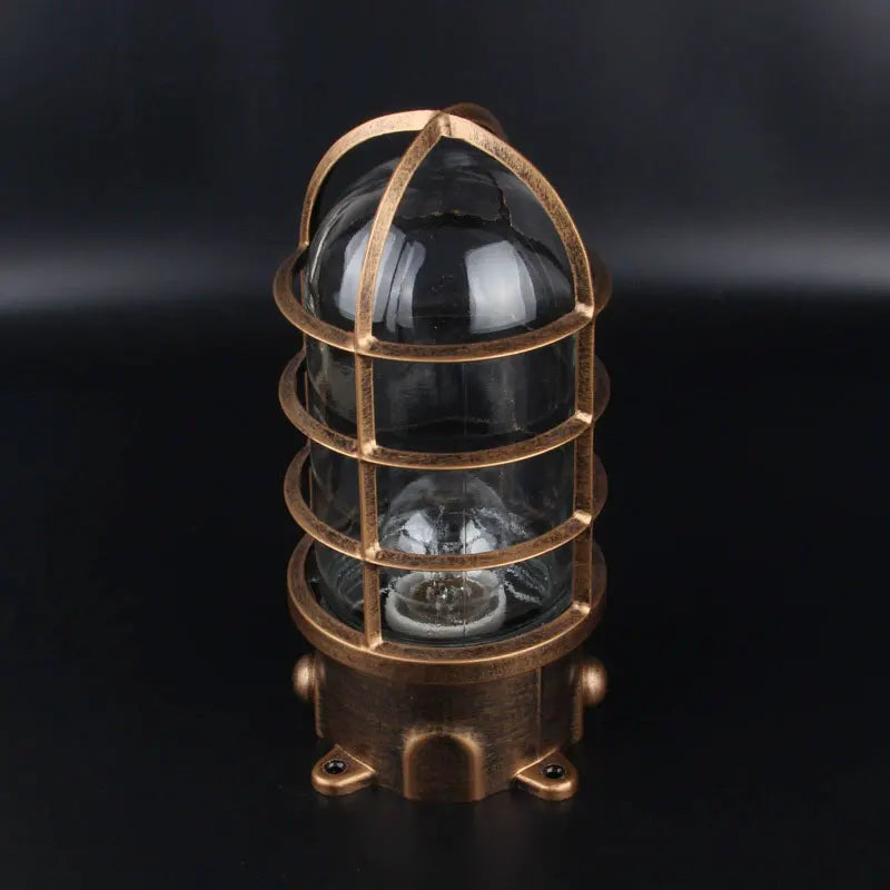 Retro Industriel Steampunk Lantern Bronze 