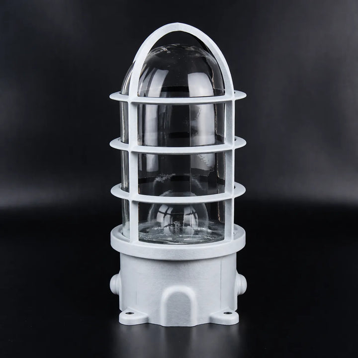 Retro Industriel Steampunk Lantern White