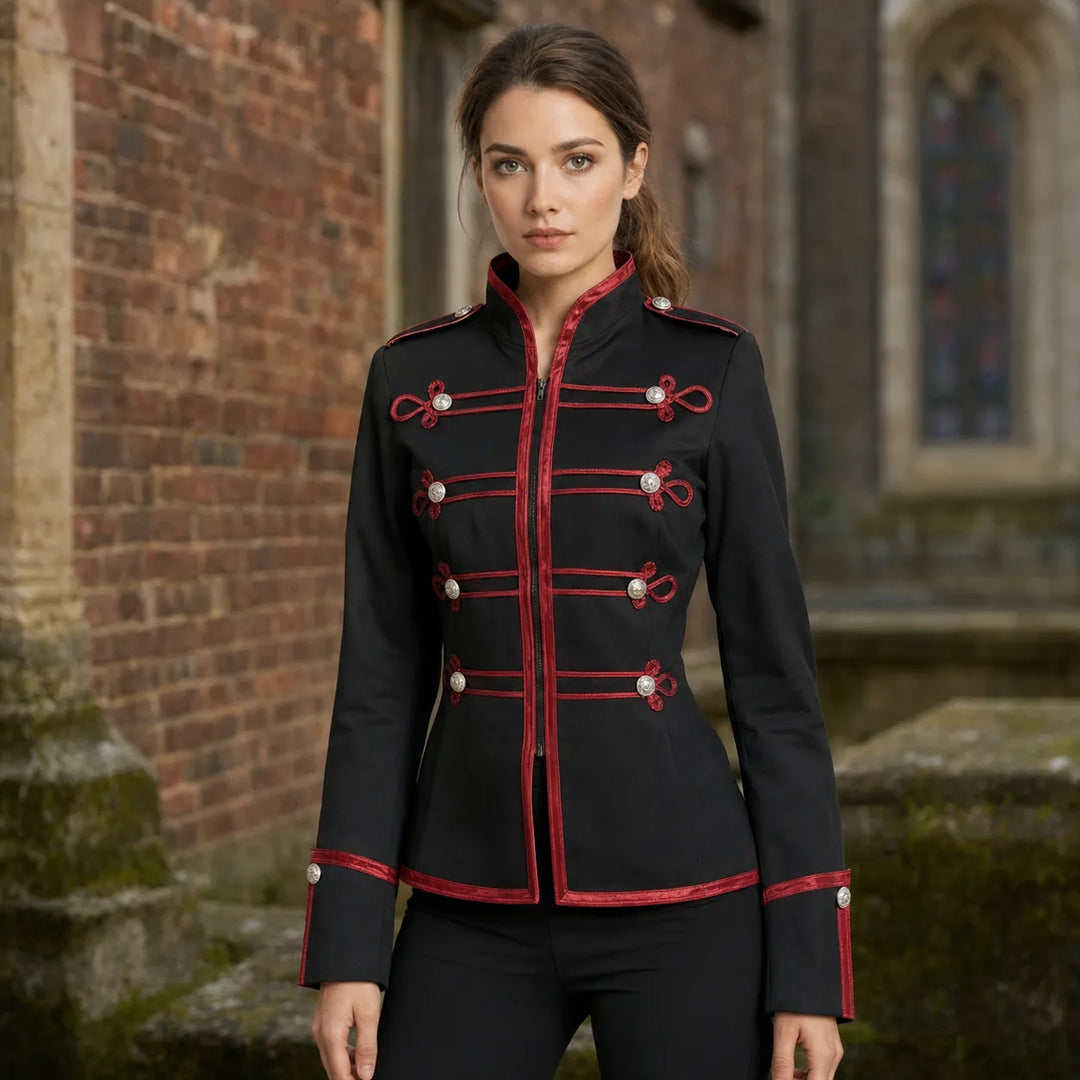 Retro Medieval Military Steampunk Blazer for Women