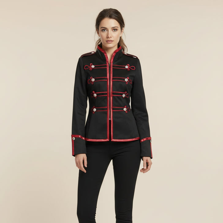 Retro Medieval Military Steampunk Blazer for Women