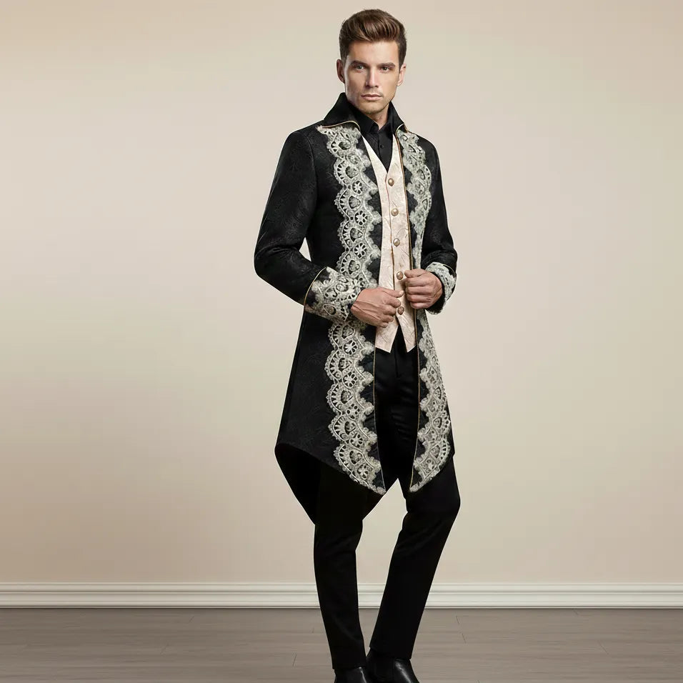 Retro Renaissance Steampunk Coat