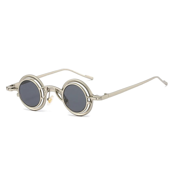 Retro Round Two in One Sunglasses Steampunk – versatile style