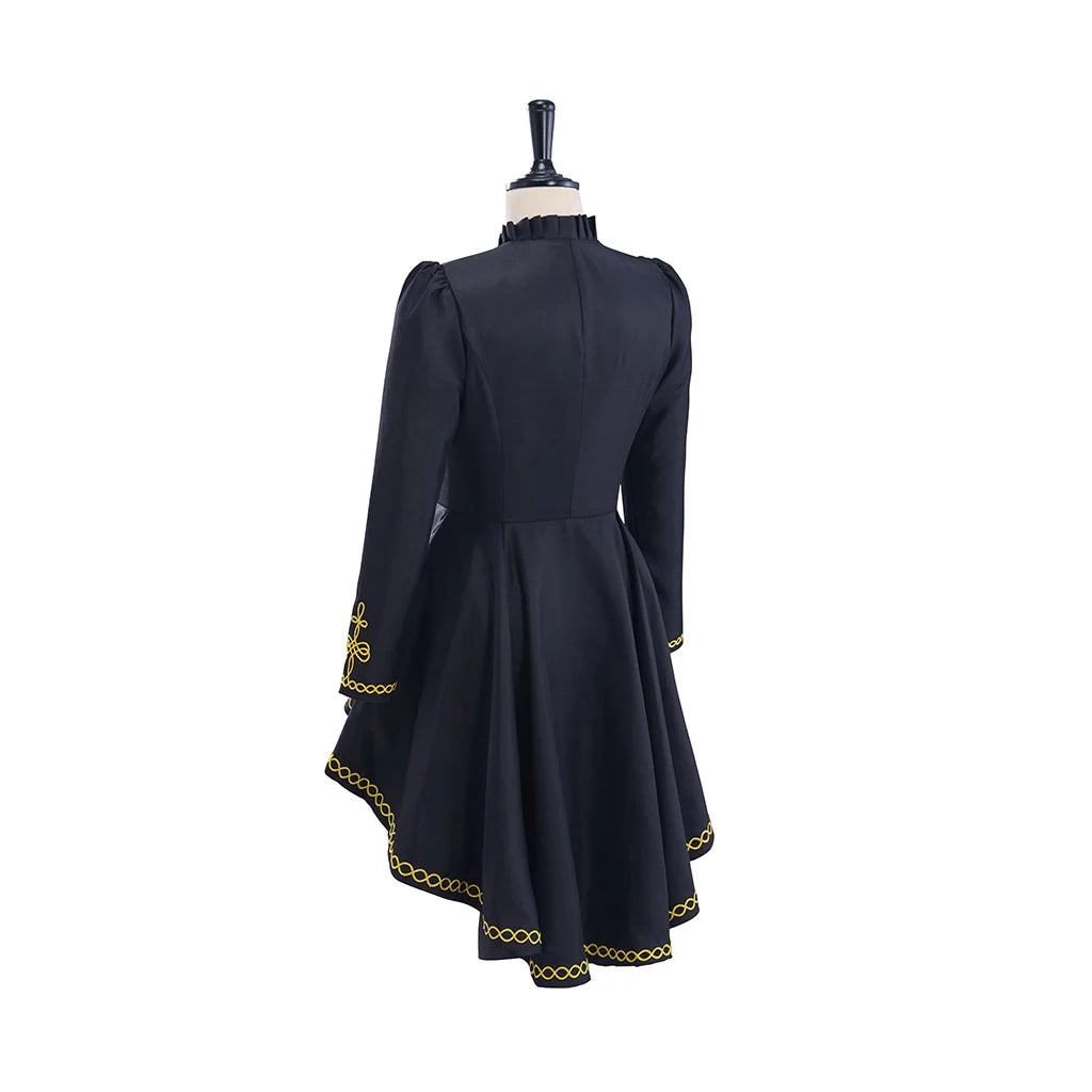 Retro Steampunk Cosplay Dress Costume Back