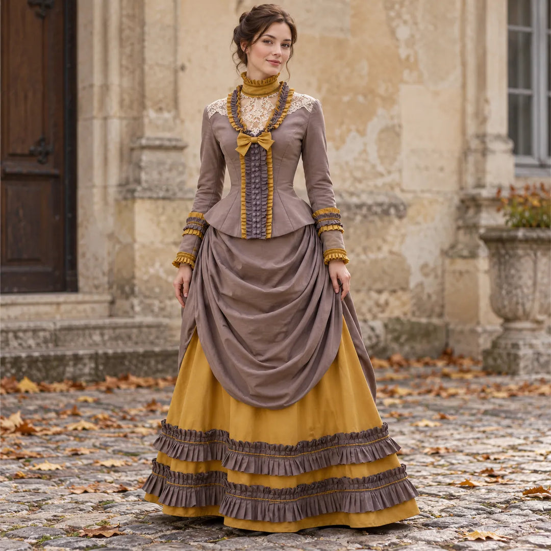 Retro Steampunk Costume Dress