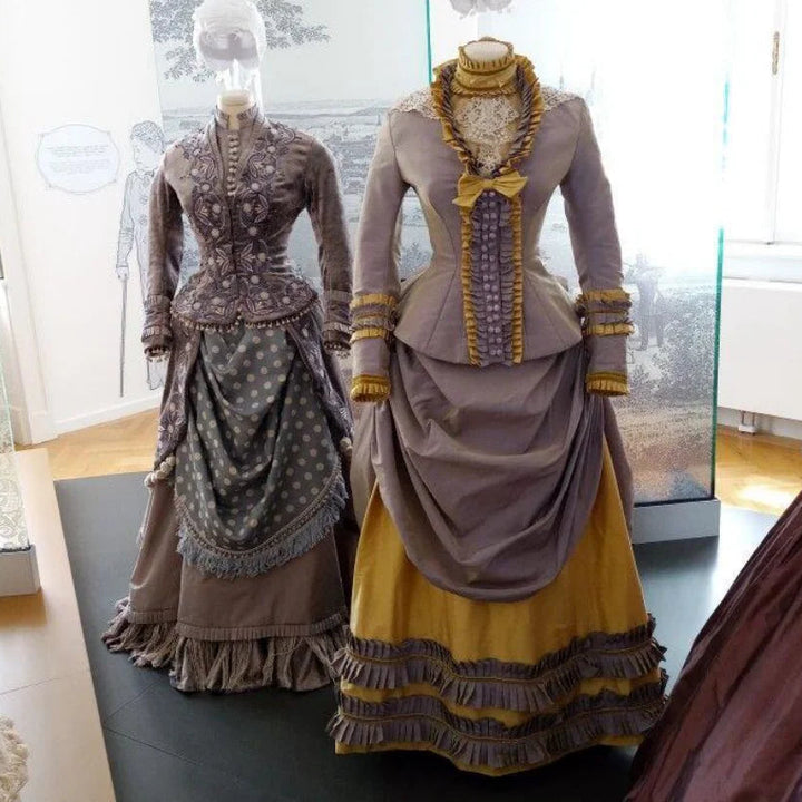 Retro Steampunk Costume Dress Medieval