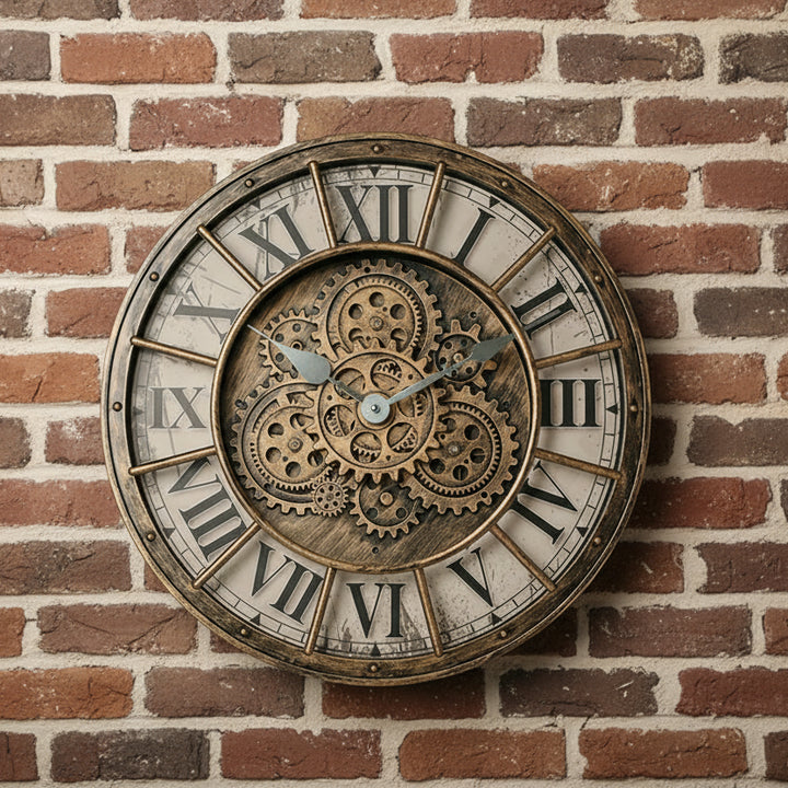 Retro Steampunk Gear Clock