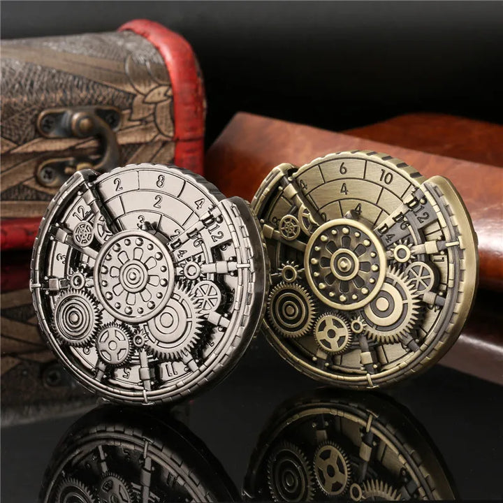 Retro Steampunk Gear Dice Spinner