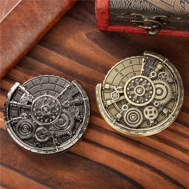 Retro Steampunk Gear Dice Spinner Fashion