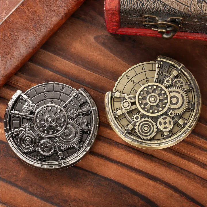 Retro Steampunk Gear Dice Spinner Fashion
