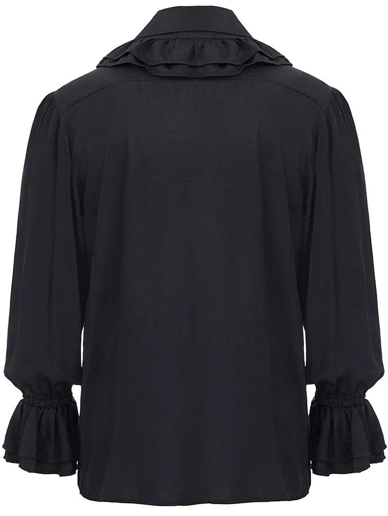 Retro Steampunk Lace-up Shirt Stylish