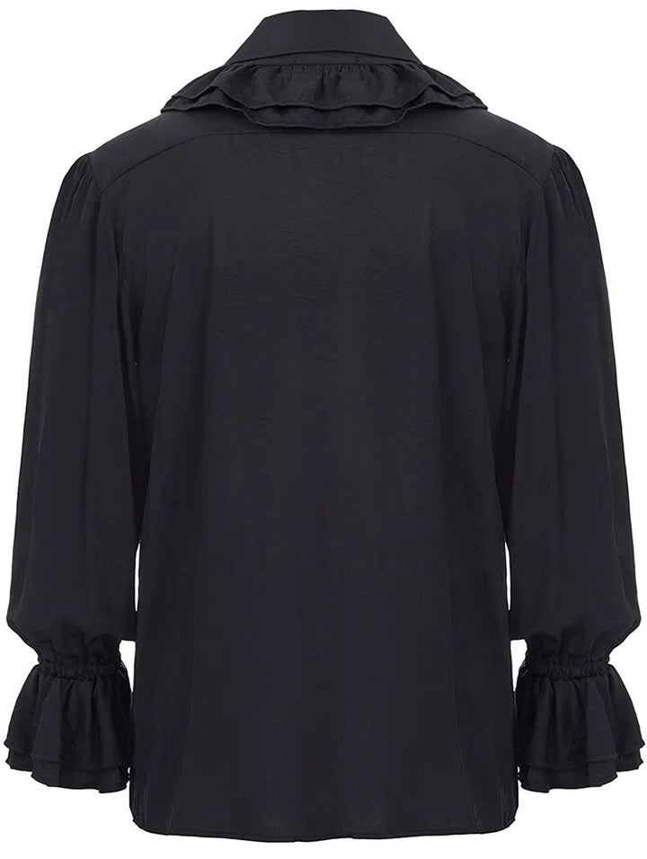 Retro Steampunk Lace-up Shirt Stylish