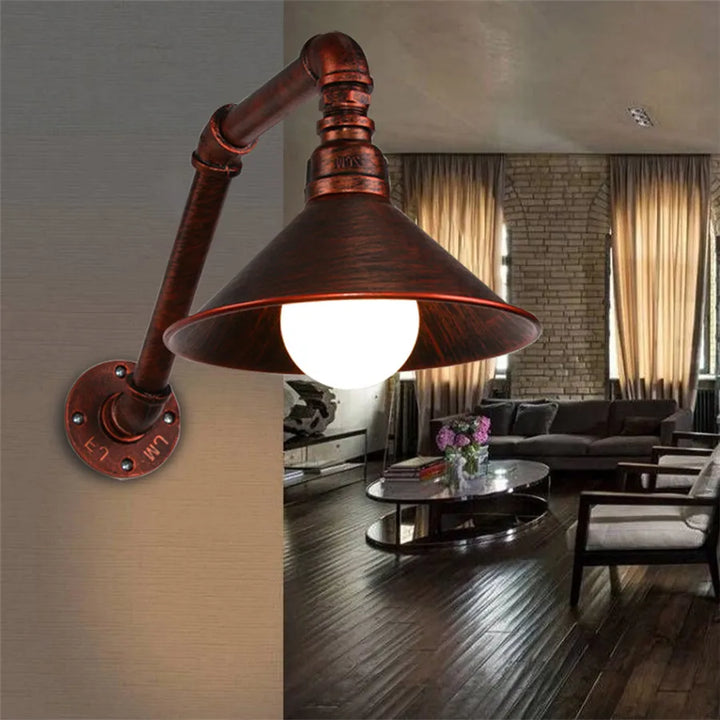 Retro Steampunk Lamp Rust