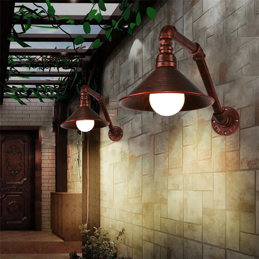Retro Steampunk Lamp Rust Stylish