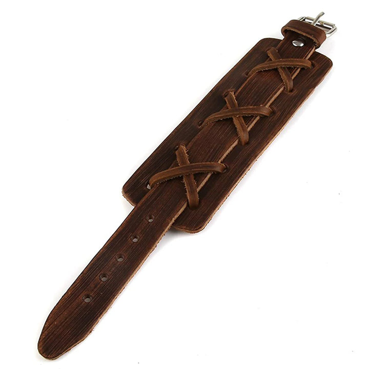 Retro Steampunk Leather Bracelet fashion
