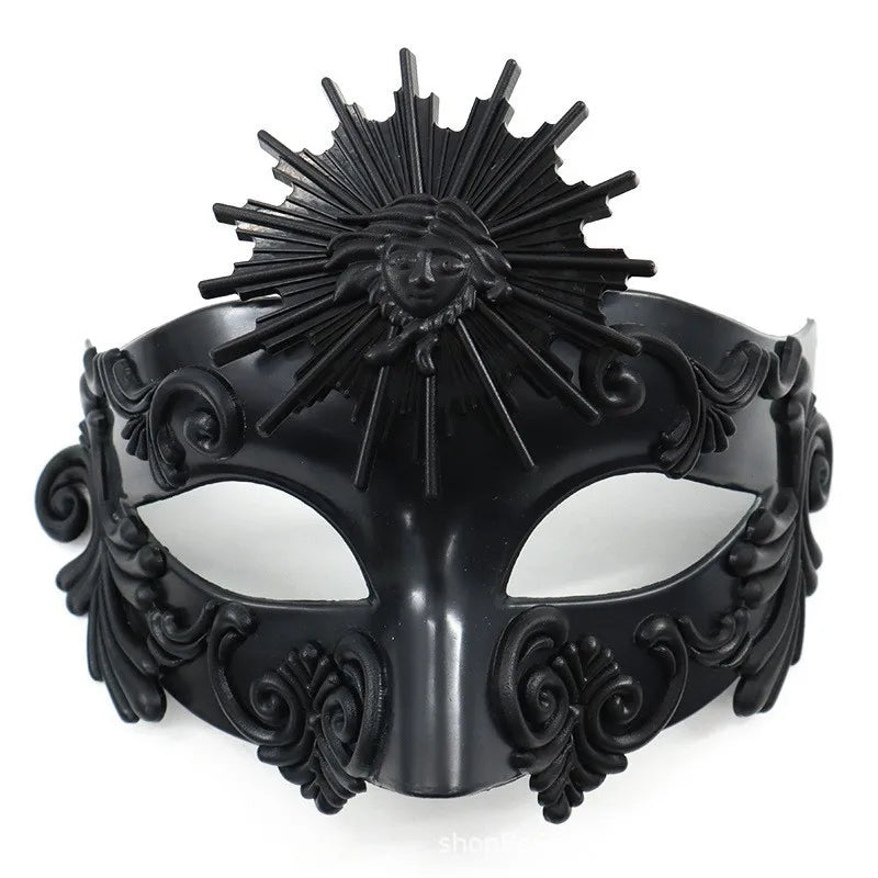 Retro Steampunk Mask Masquerade Black