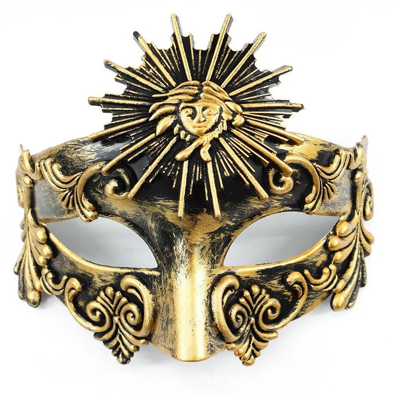 Retro Steampunk Mask Masquerade Gold