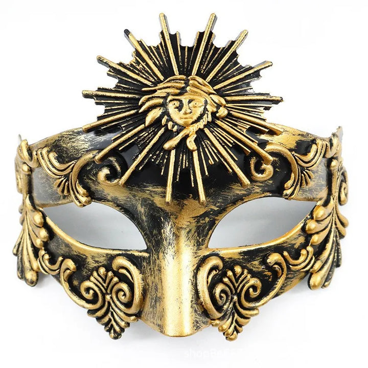 Retro Steampunk Mask Masquerade Gold