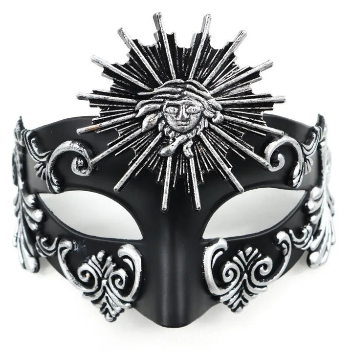 Retro Steampunk Mask Masquerade Grey