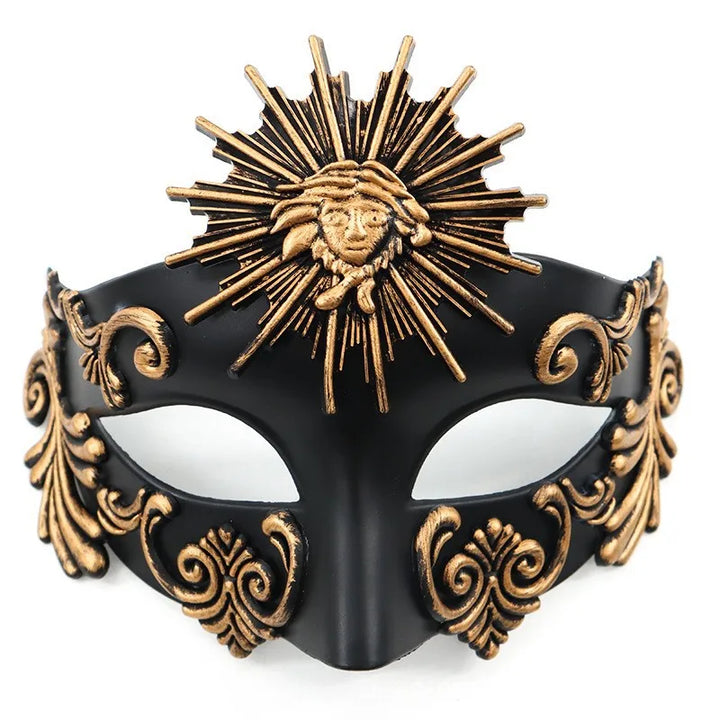 Retro Steampunk Mask Masquerade Orange