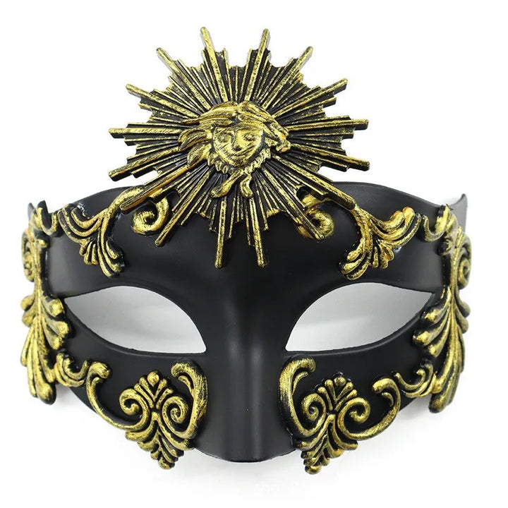 Retro Steampunk Mask Masquerade Yellow