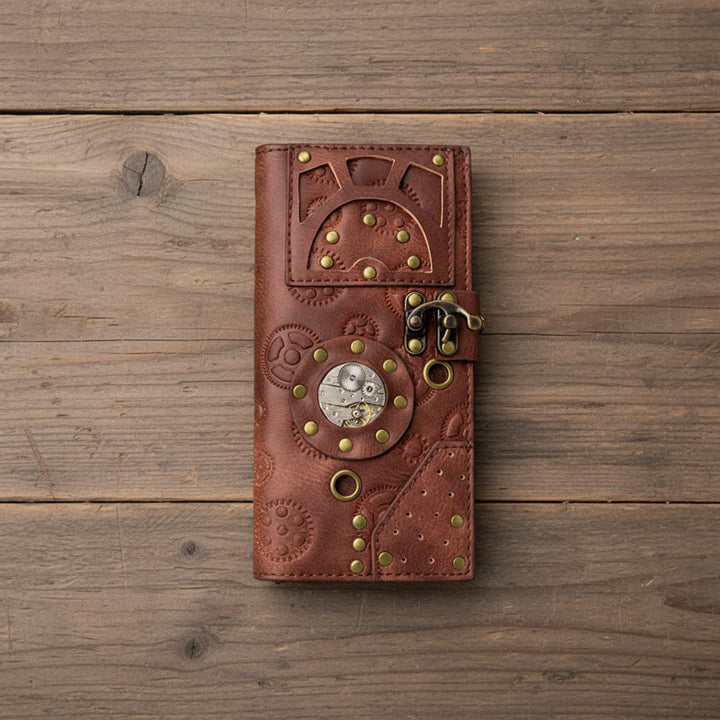 Retro Steampunk PU Wallet