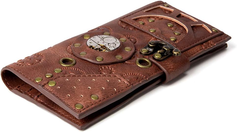 Retro Steampunk PU Wallet chic