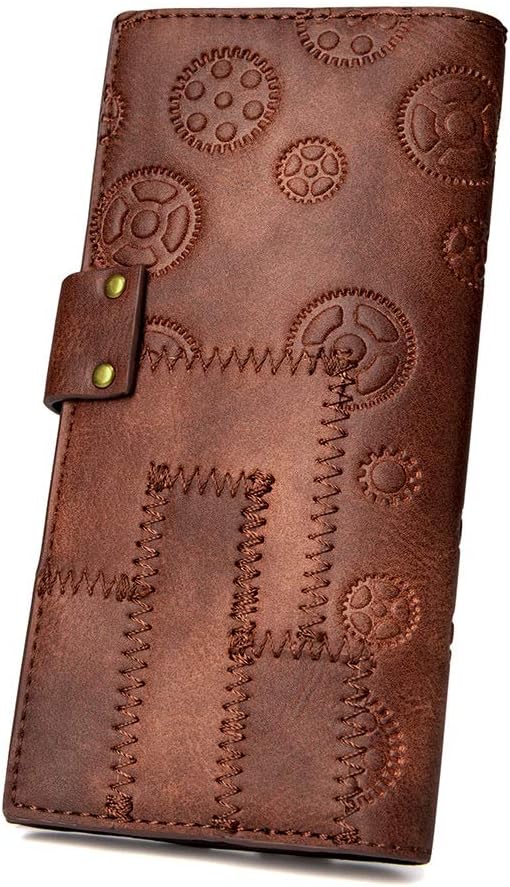Retro Steampunk PU Wallet fashion