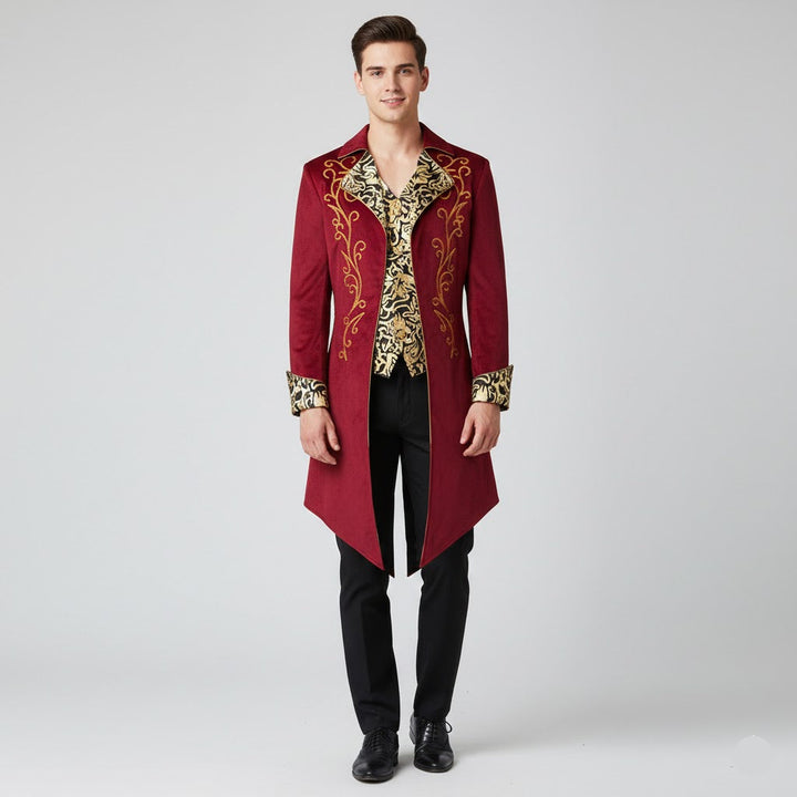 Retro Steampunk Patterned Coat