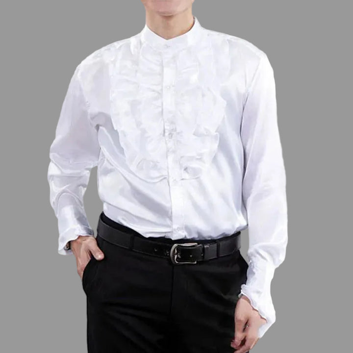 Retro Steampunk Satin Shirt