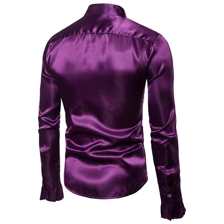 Retro Steampunk Satin Shirt – Victorian inspired