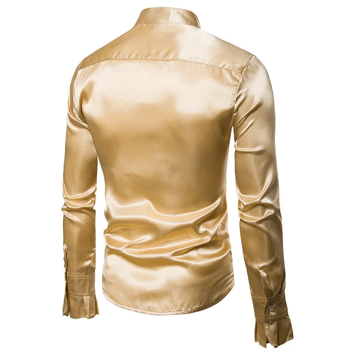Retro Steampunk Satin Shirt – alternative fashion
