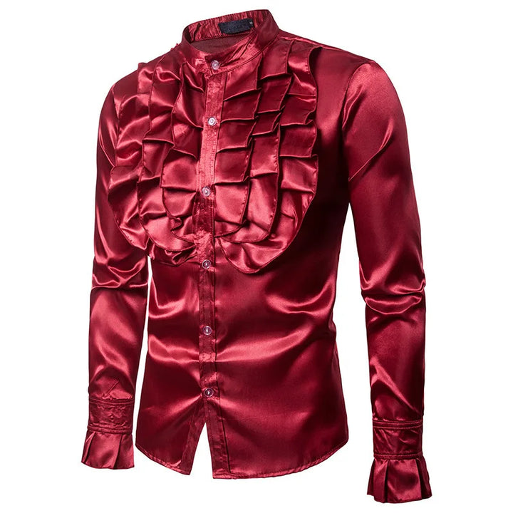 Retro Steampunk Satin Shirt – classic steampunk