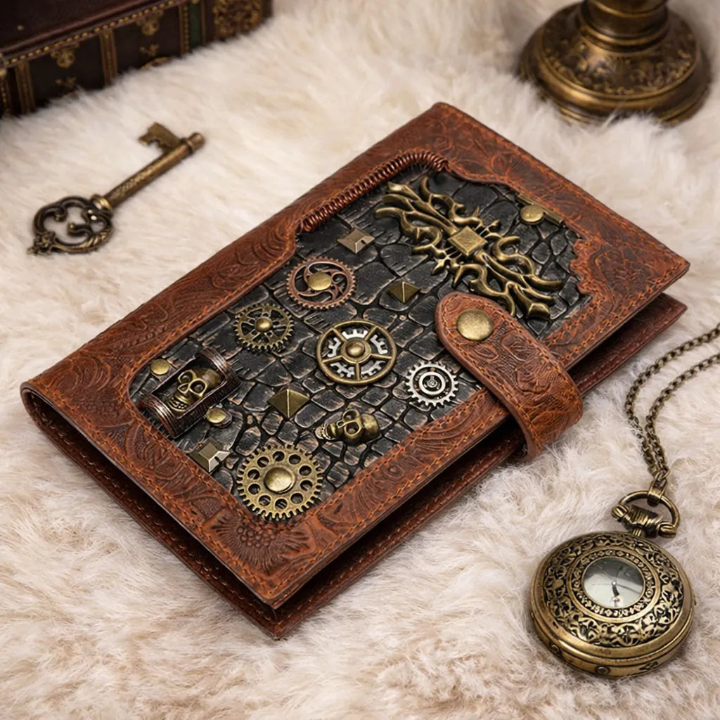 Retro Steampunk Wallet
