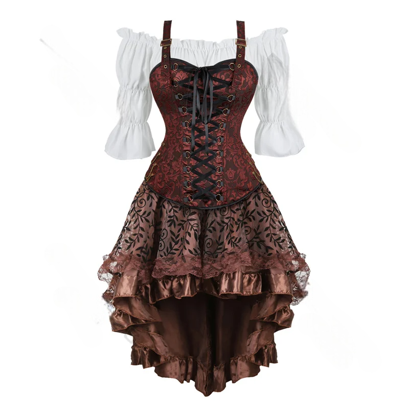  Robe Corset Steampunk Pirate Chic