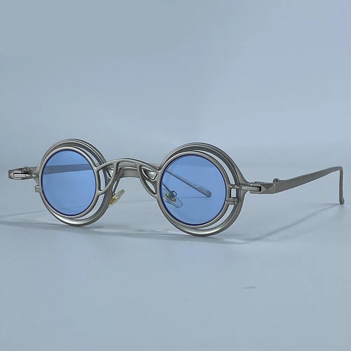 Round Steampunk Glasses with Removable Clip-on Lenses – timeless design