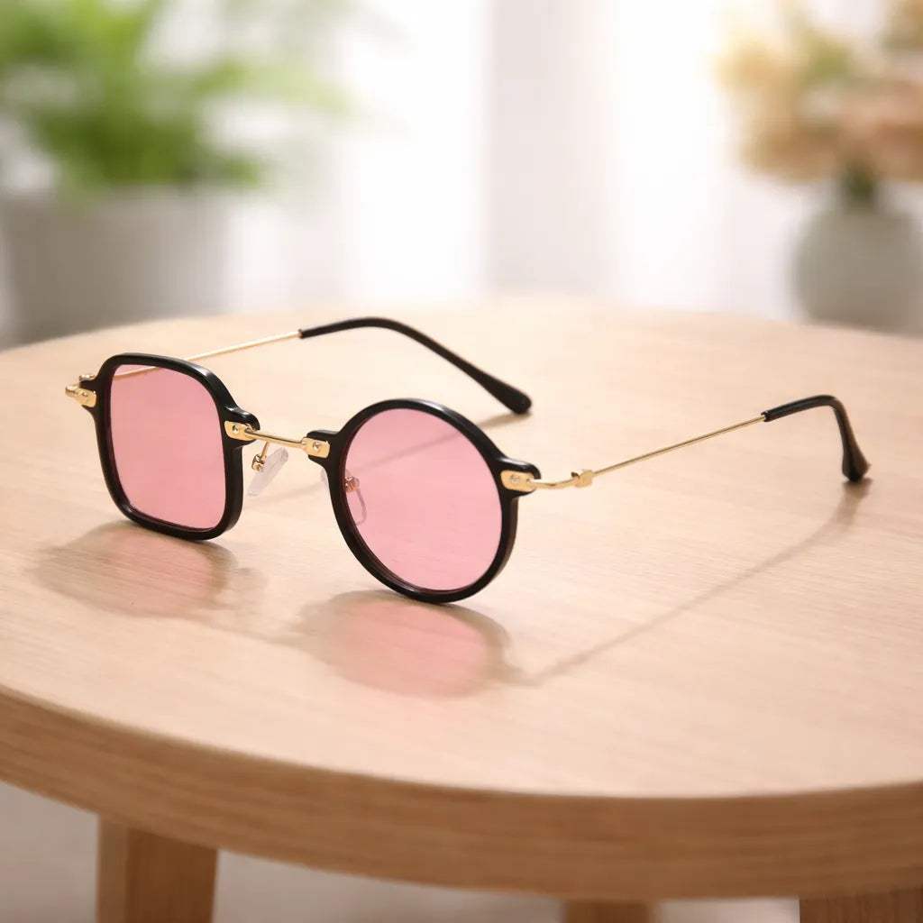 Round and Square Steampunk Sunglasses