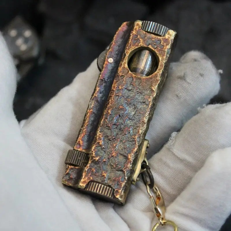 Rusted Steampunk Cross Lighter fashionable