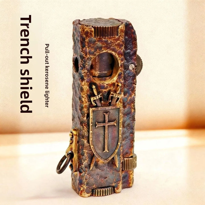 Rusted Steampunk Cross Lighter tendance