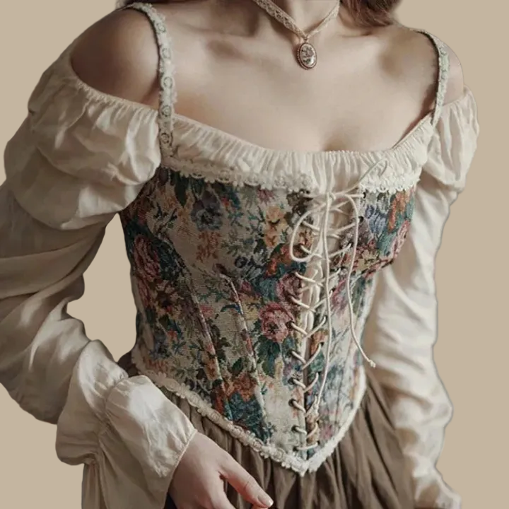 Flower Victorian Corset