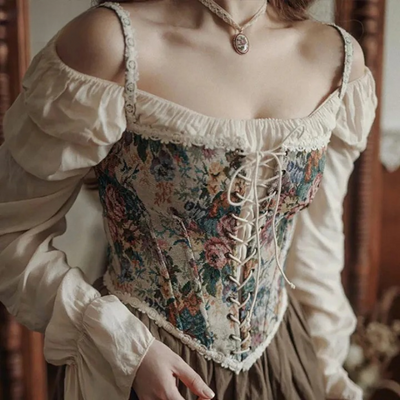 Flower Victorian Corset